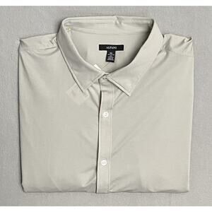 MEN’S NWT Alfani Light Gray Dress Shirt XXL
